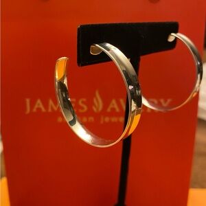 James Avery Bold Ear Hoop Large